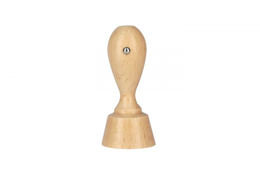 Sello de madera redondo