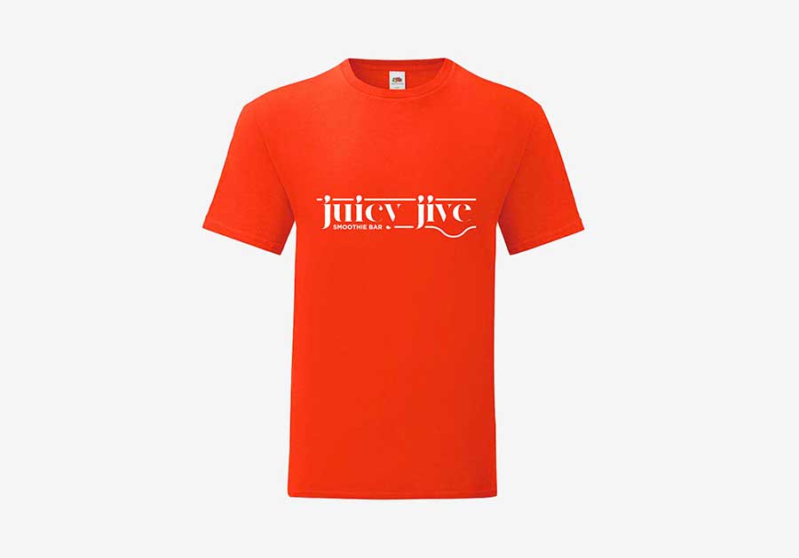 T-shirt Iconic de Fruit of the Loom® flame