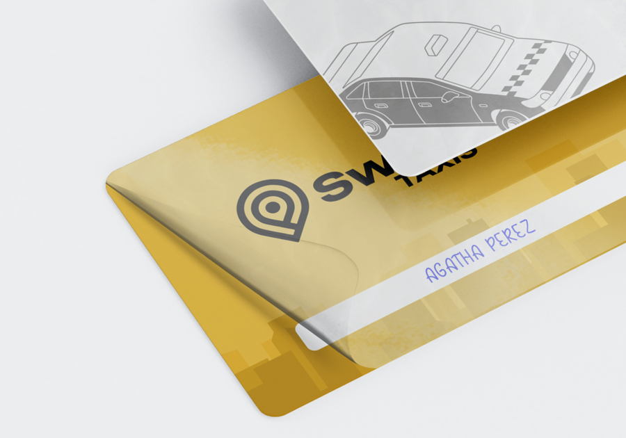Tarjeta de PVC con overlay