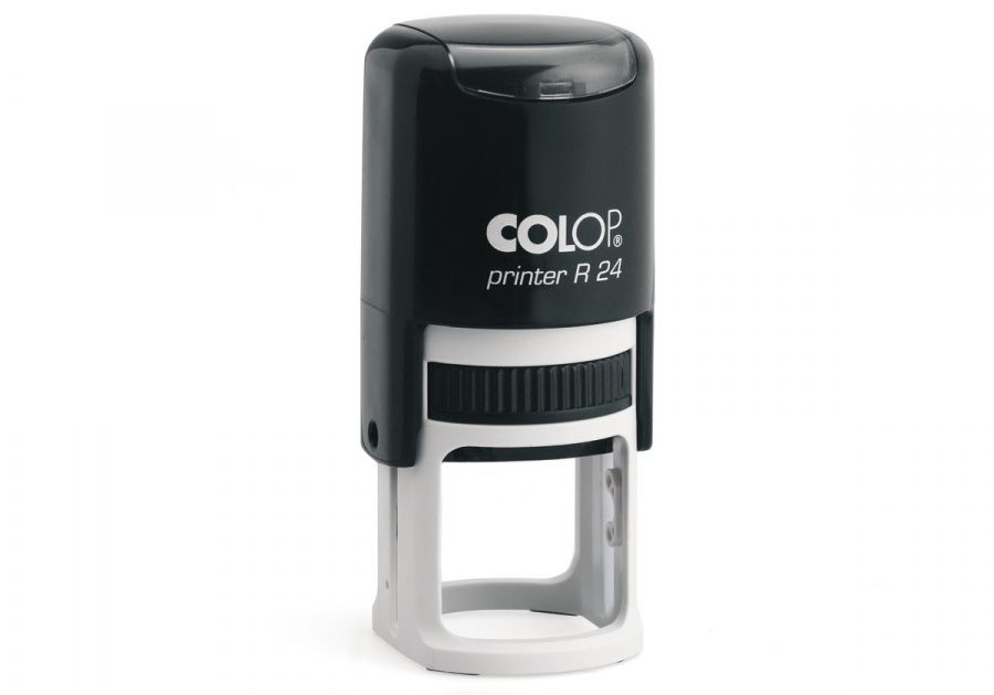 Sello automático de plástico redondo - 23 mm