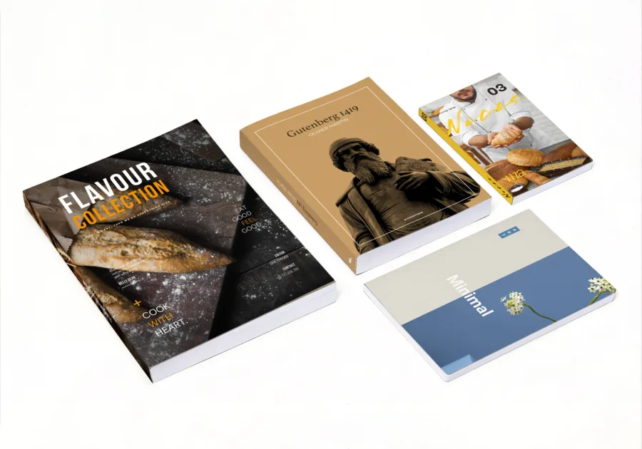 Brochure dos cousu - tous les formats
