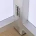 Comptoir extérieur - charnière en inox sur l'intérieur de la structure