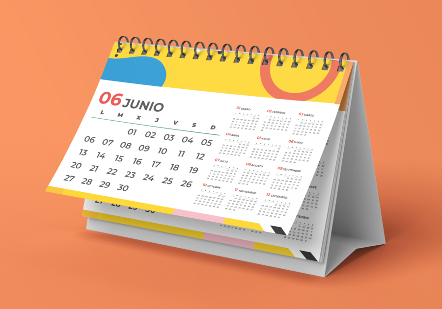 Calendario de caballete 2022 ES 01
