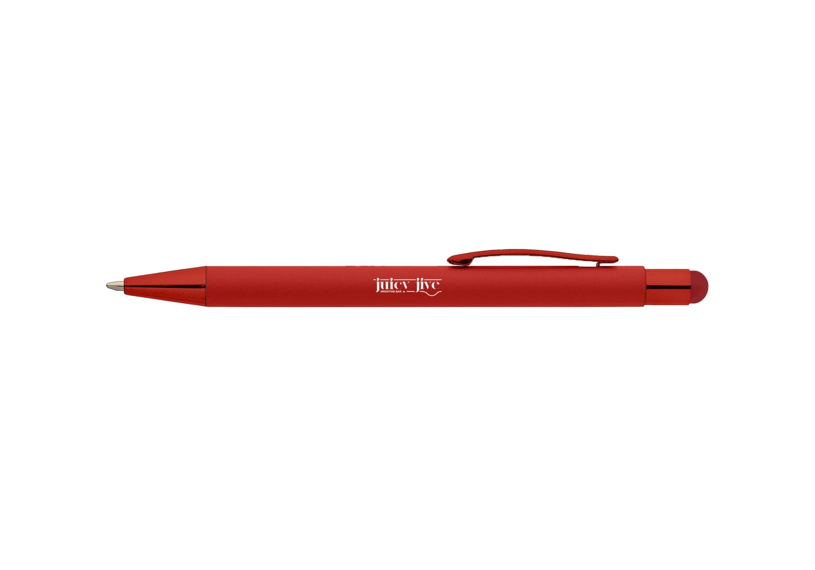 Stylo monochrome softy avec stylet Bowie rouge