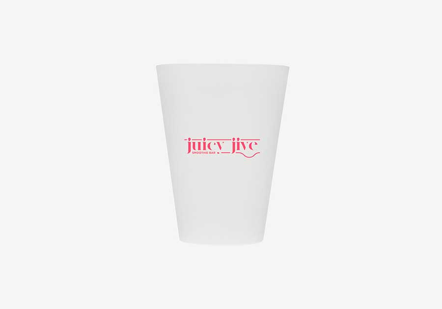 Vaso reutilizable Glastonbury 30 cl transparente satinado