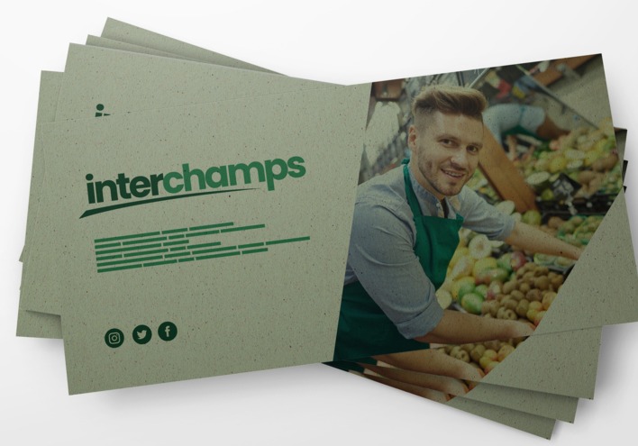 Invitación de cartón papel creación aplastar kiwi interchamps