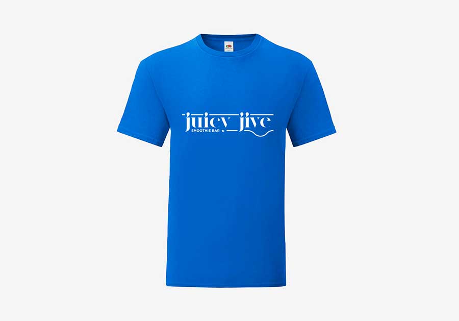 T-shirt Iconic de Fruit of the Loom® bleu royal