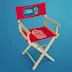 Chaise metteur en scene 220g tissu polyester M1 recto