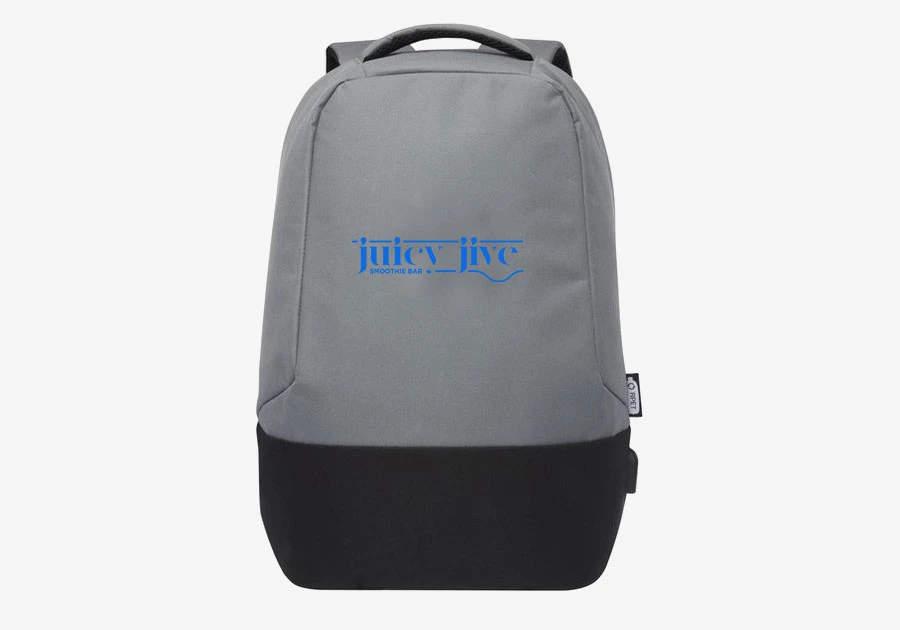 Sac à dos anti-vol Cover en RPET certifié GRS 18L gris