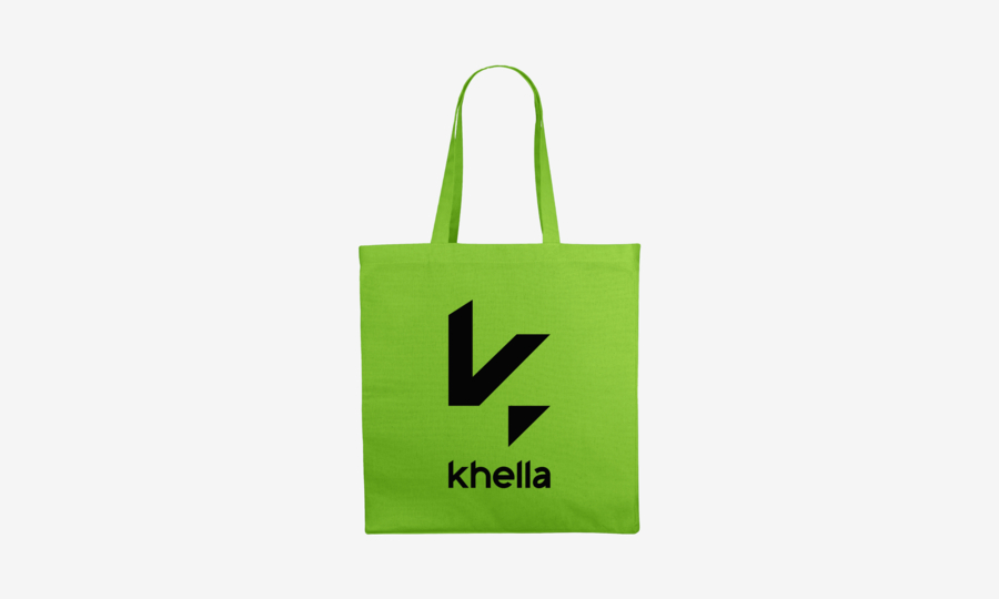 Bolsa de algodón grueso premium odessa de 13 l y 220 gm2