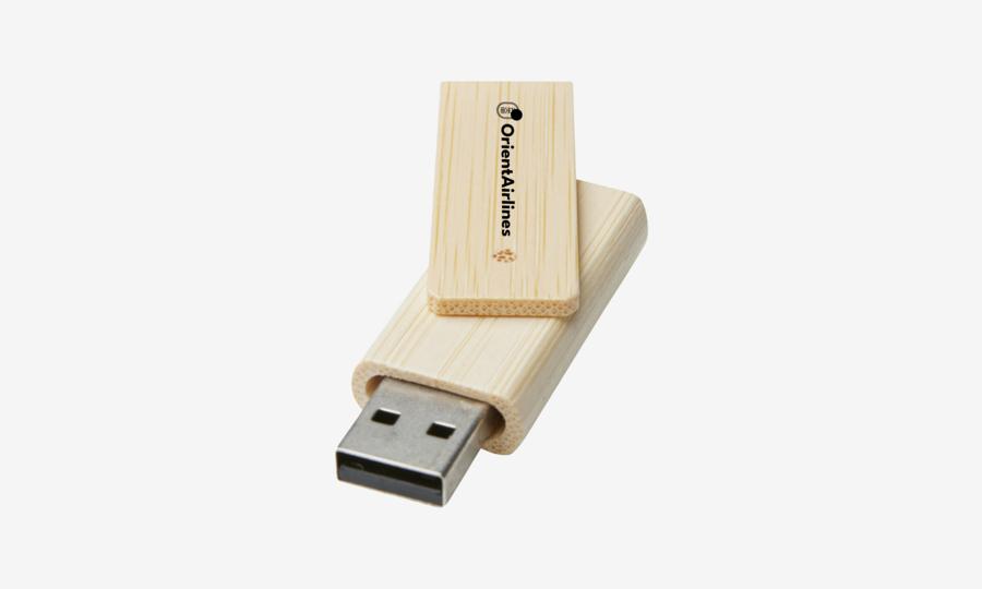 Unidad flash usb de bambú de 16 gb