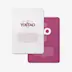 Carte Tarjeta postale papier texturé verge diamant coins ronds