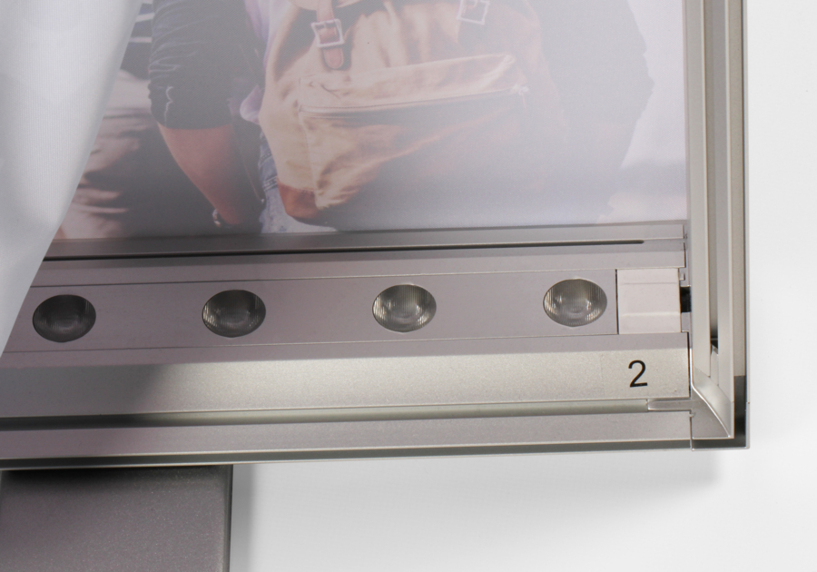Mostrador luminoso LED - Foco LED apagado