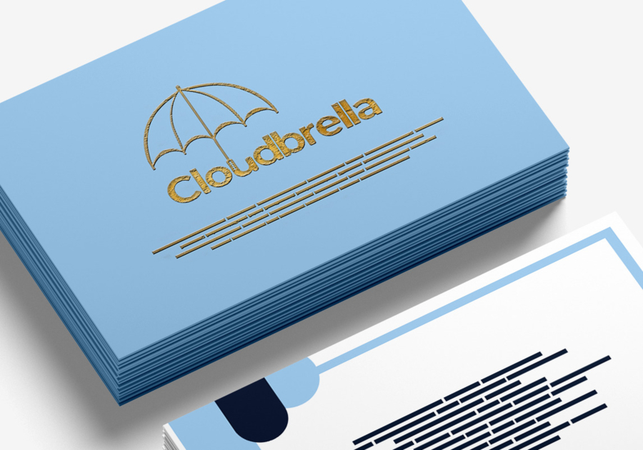 Tarjeta de invitación Cloudbrella Thermorelief