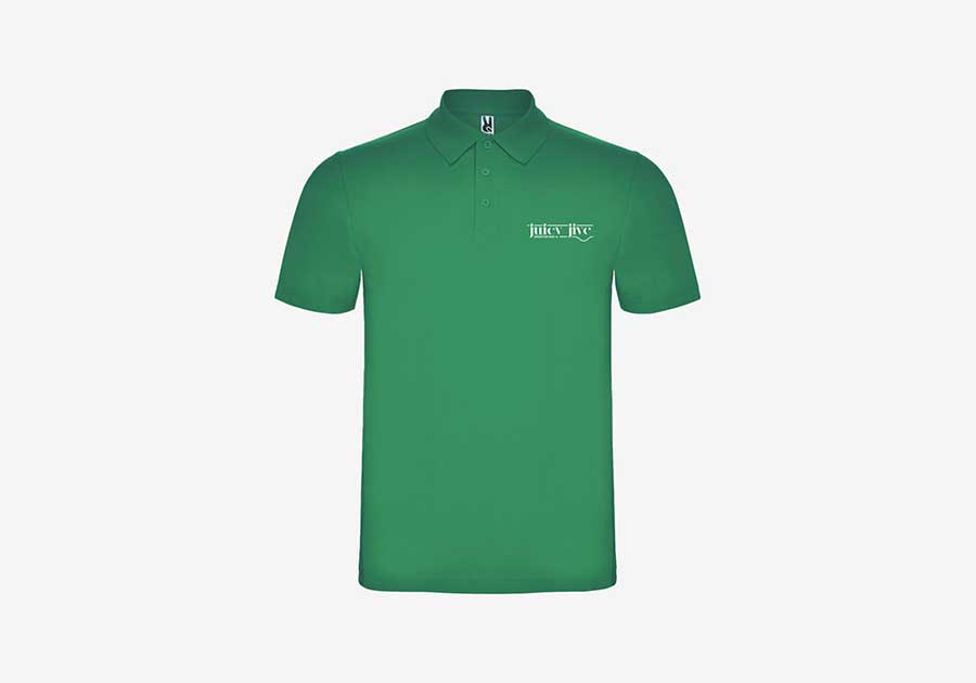 Polo-unisexe-manches-courtes-Austral-vert-kelly