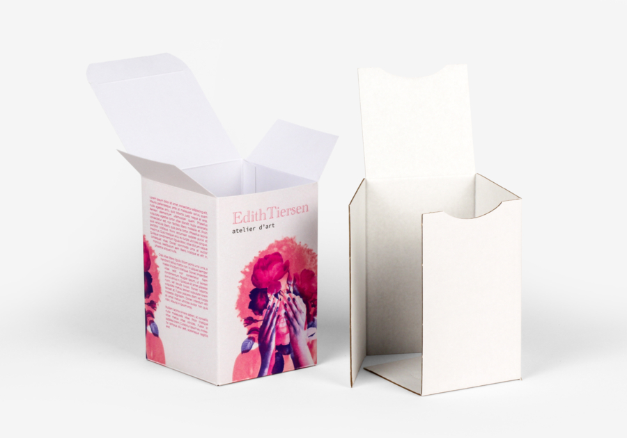 Caja reforzada refuerzo de microcanales