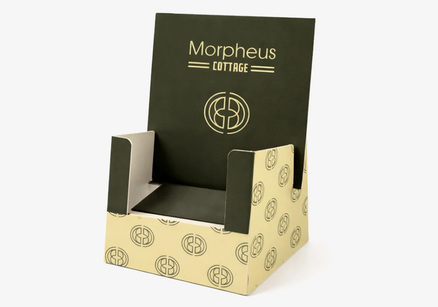 Dispensador de tarjetas de visita de cartón