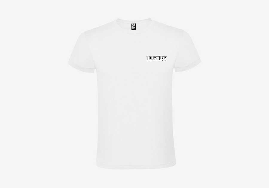 T-shirt unisexe manches courtes Atomic blanc