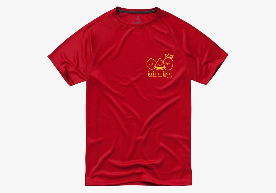 T-shirt Cool Fit Niagara 145 g/m² rouge
