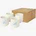 Set de 4 tasses blanche à espresso 90 ml