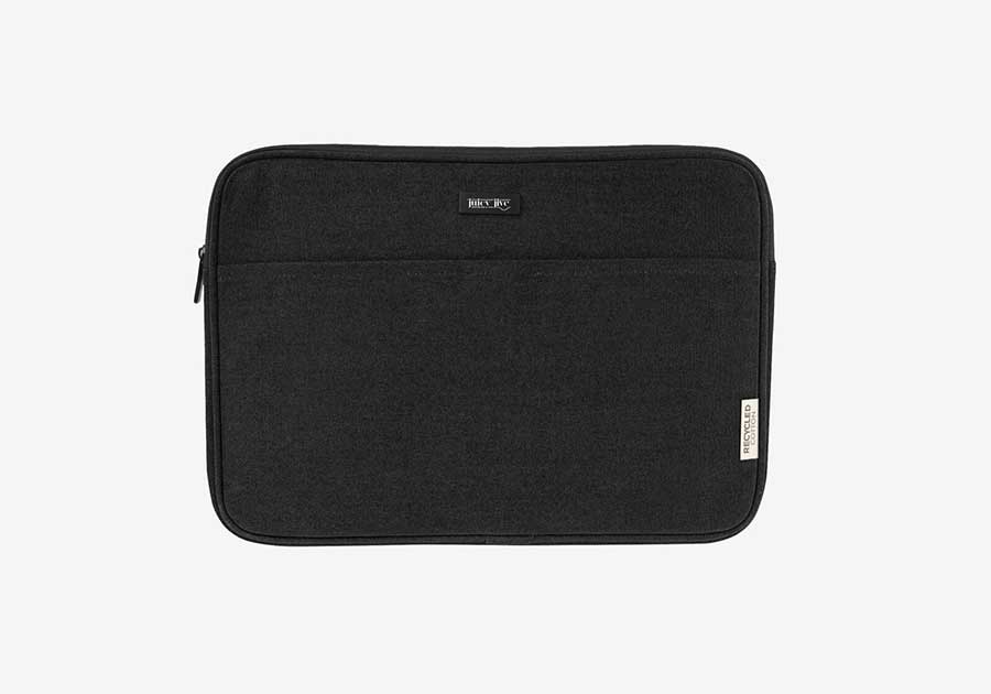 Funda para ordenador 14 reciclada certificada GRS Joey 2L negro