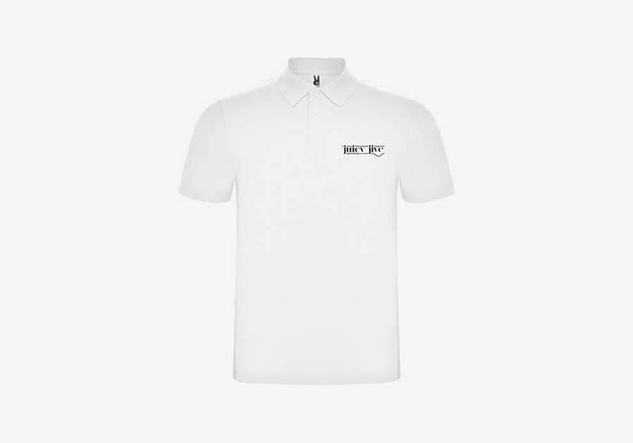 Polo-unisexe-manches-courtes-Austral-blanc