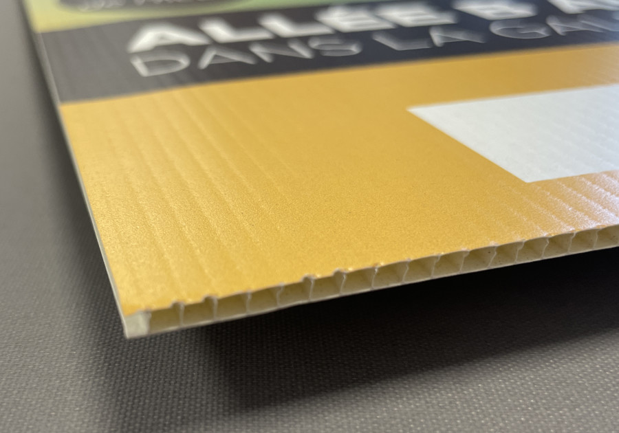 Panel de obra reciclado Akylux de 3 mm
