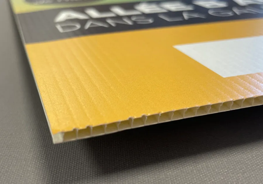 Panneau de chantier Akylux recyclé 3mm