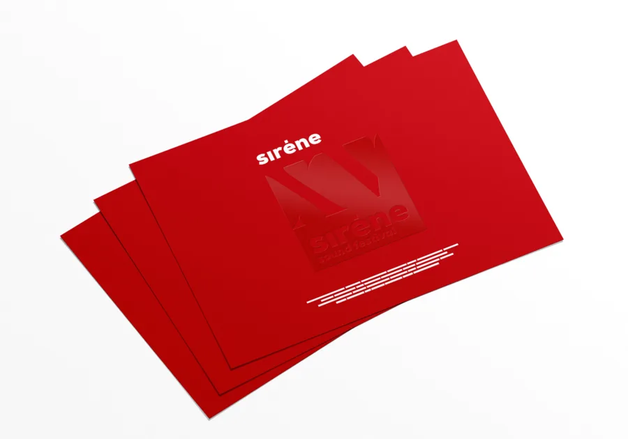 Carte Tarjeta postale finitions spéciales vernis 3D