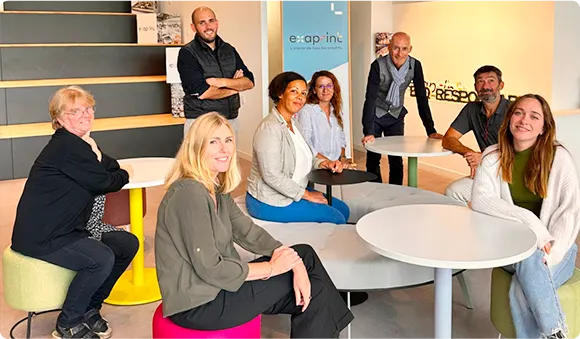 Equipe Sur mesure chez Exaprint