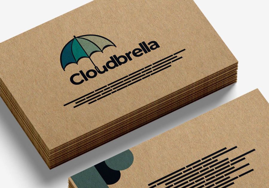 Tarjeta de invitación de papel reciclado