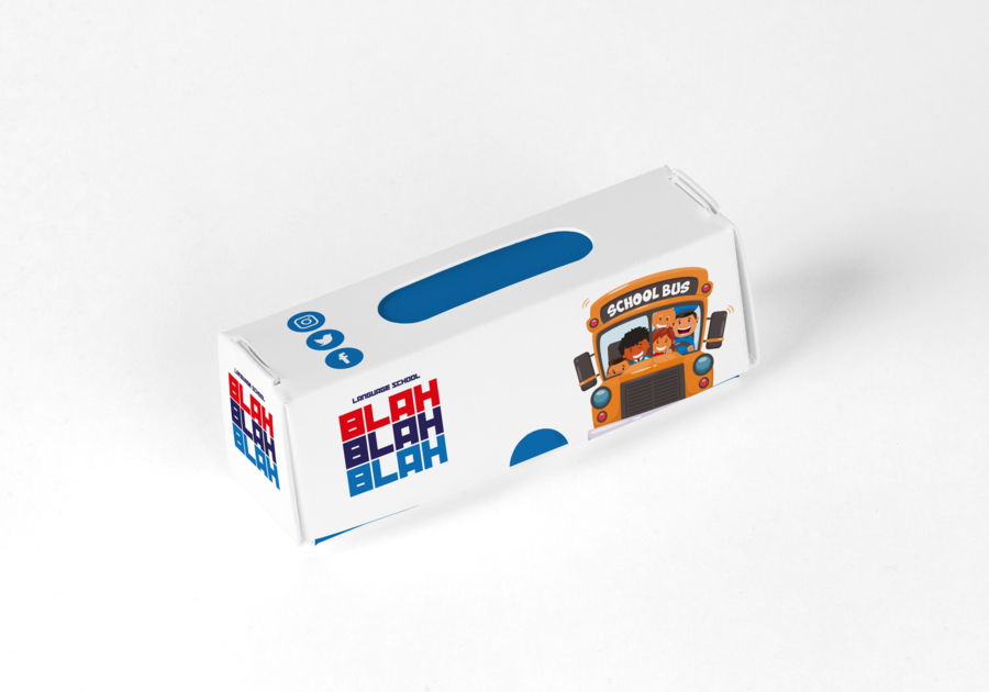 Caja Little cards con cierre de solapa
