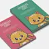 Carte Tarjeta postale papier recyclé A6 animalea