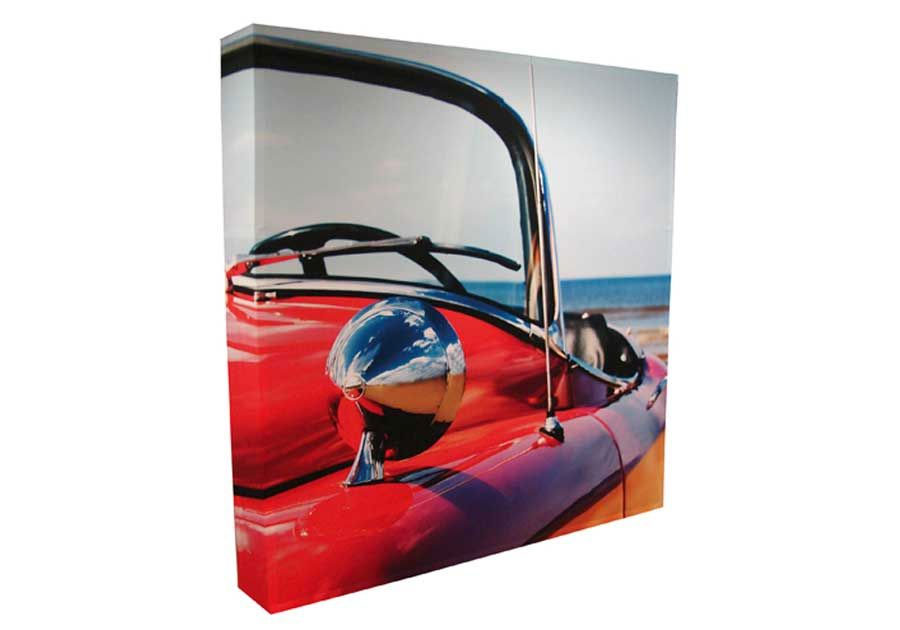 Stand paraguas recto lado frontal personalizada