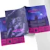 Brochure agraféepiquées - livret évènementiel vue ouverte