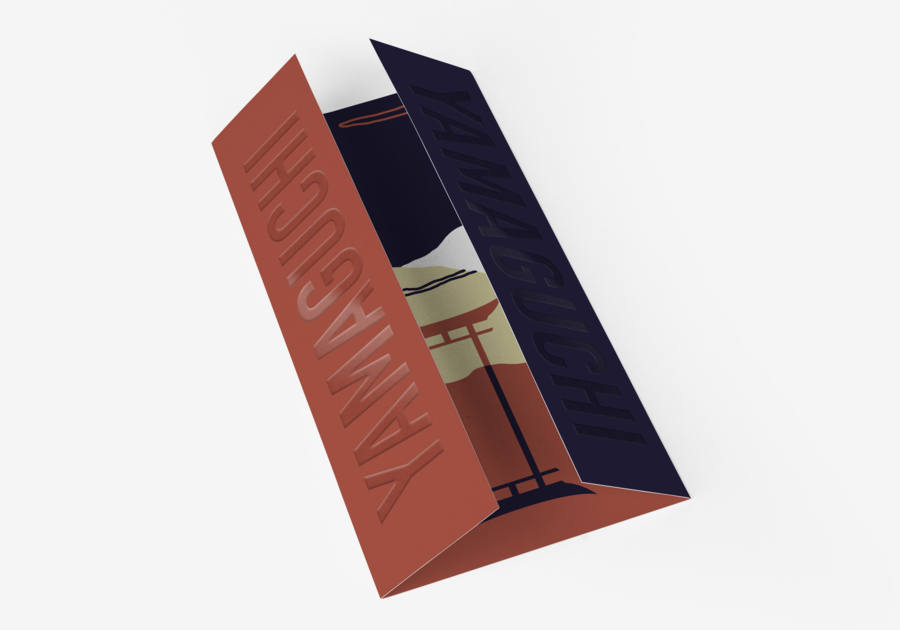Folleto de acabados especiales laminado mate tacto suave y barniz 3D 2 pliegues ventana 21x21