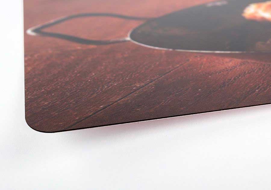 Set de table plastique luxe pelliculé blanc