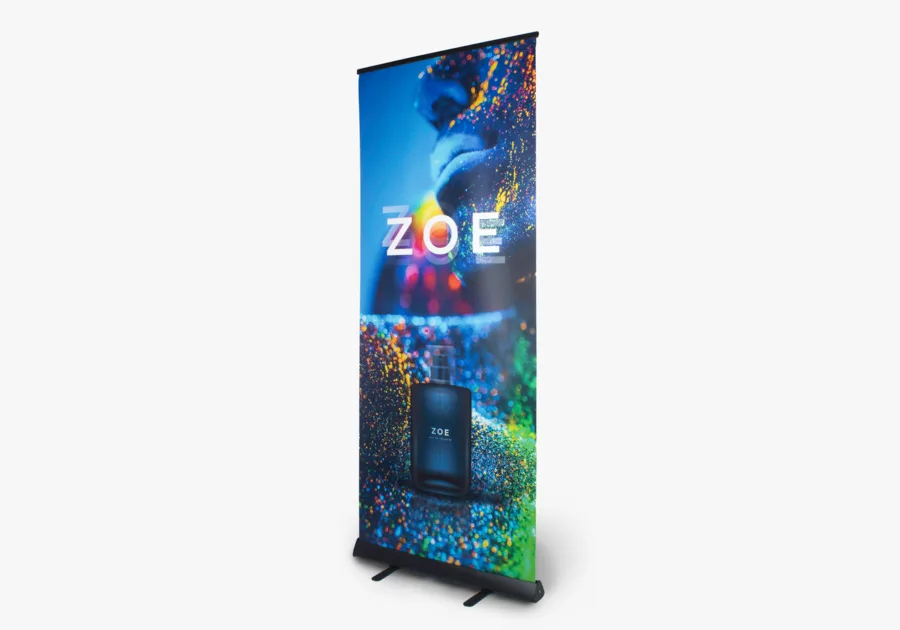 Roll-up estructura negra cuatri 1 cara