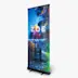 Roll up structure noire quadri recto