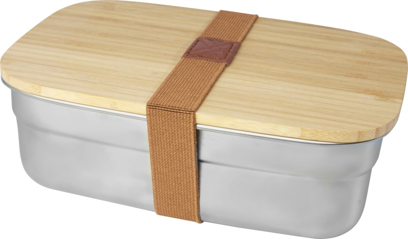 Boîte repas inox avec couvercle bambou Tite - 2
