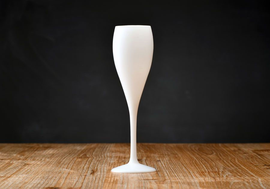 Copa de cava de polipropileno blanco opaco