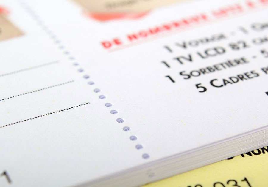 Carnet de tickets zoom predecoupage