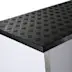 Comptoir extérieur - plateau noir strié en aluminium