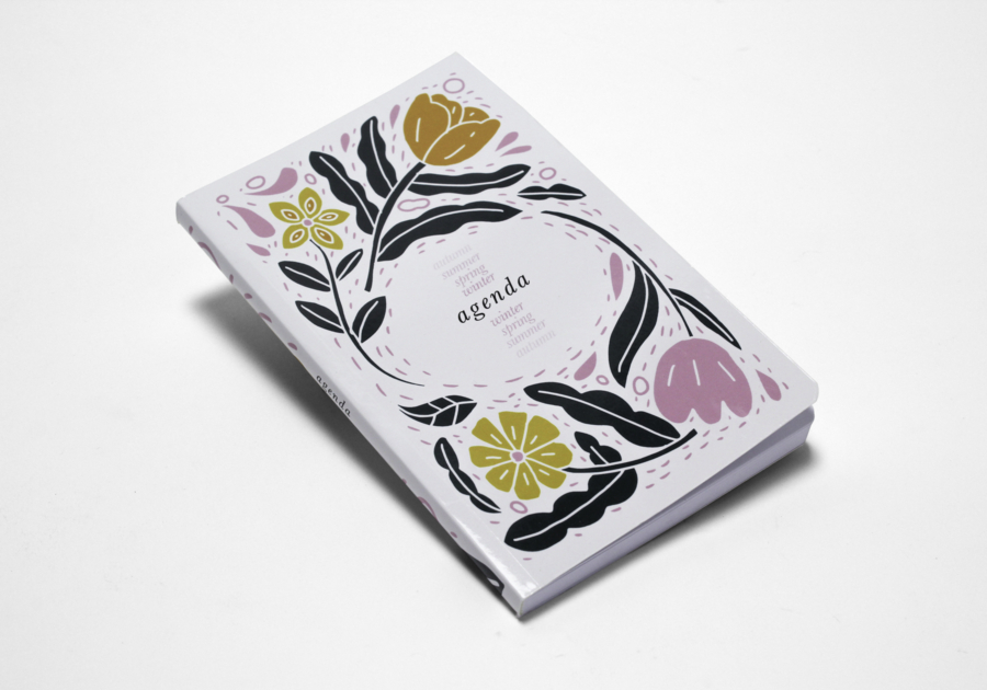 Agenda cosida - 11 x 18 cm