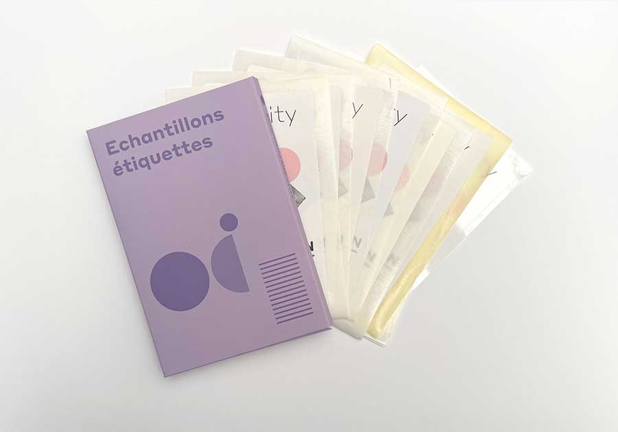 Kit échantillons étiquettes