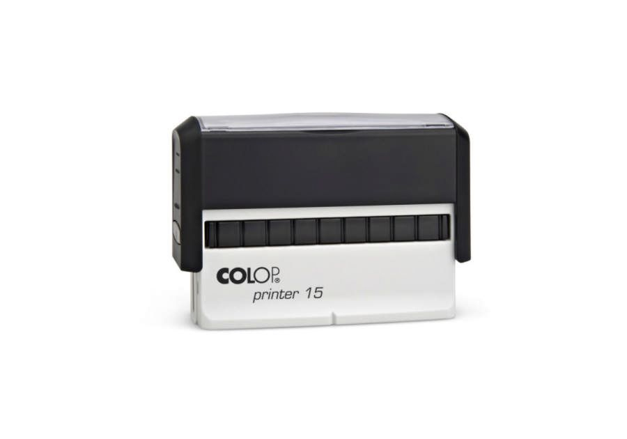 Sello automático de plástico largo - 9x67