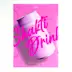 Affiche papier photo 1 fluo rose festival apolohertz dj music