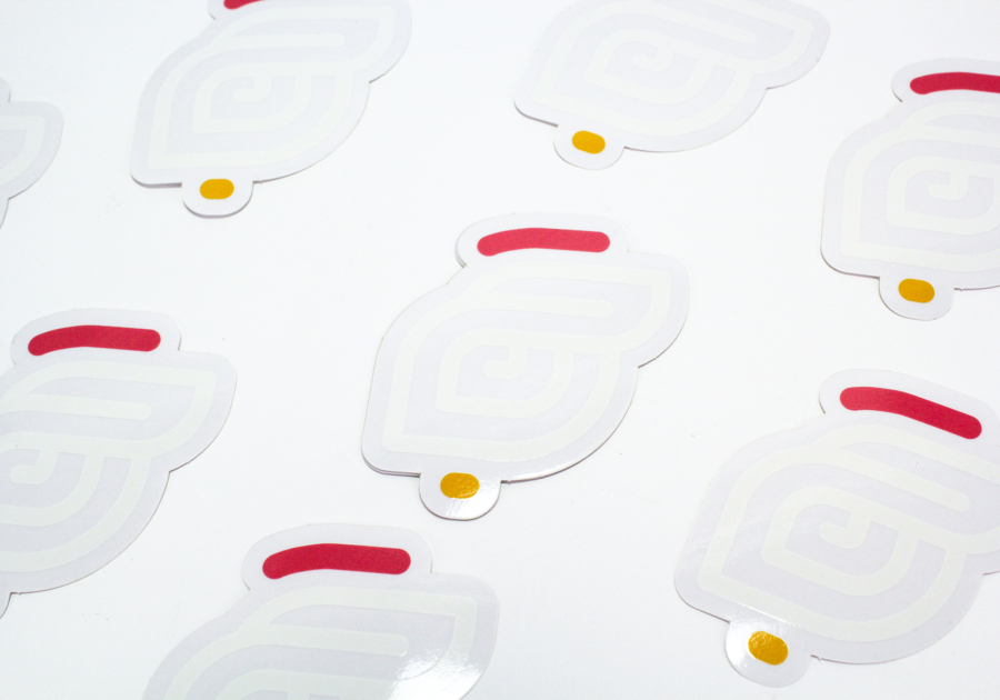 Pegatinas polipropileno transparente - 2