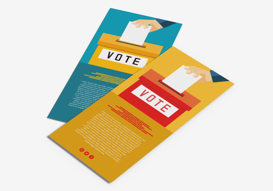 Folleto clásico 99x210 votos