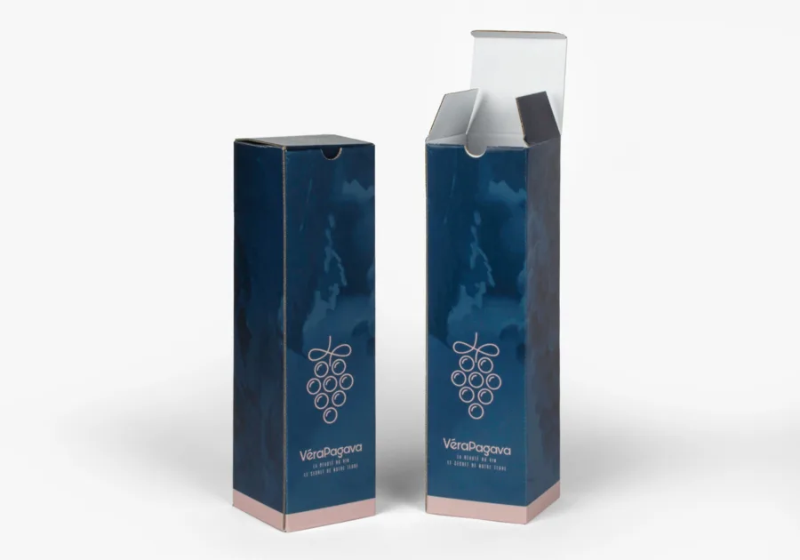 Boite bouteille sans poignee sans anse